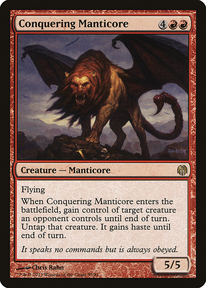 Manticora Conquistadora / Conquering Manticore - Magic: The Gathering - MoxLand