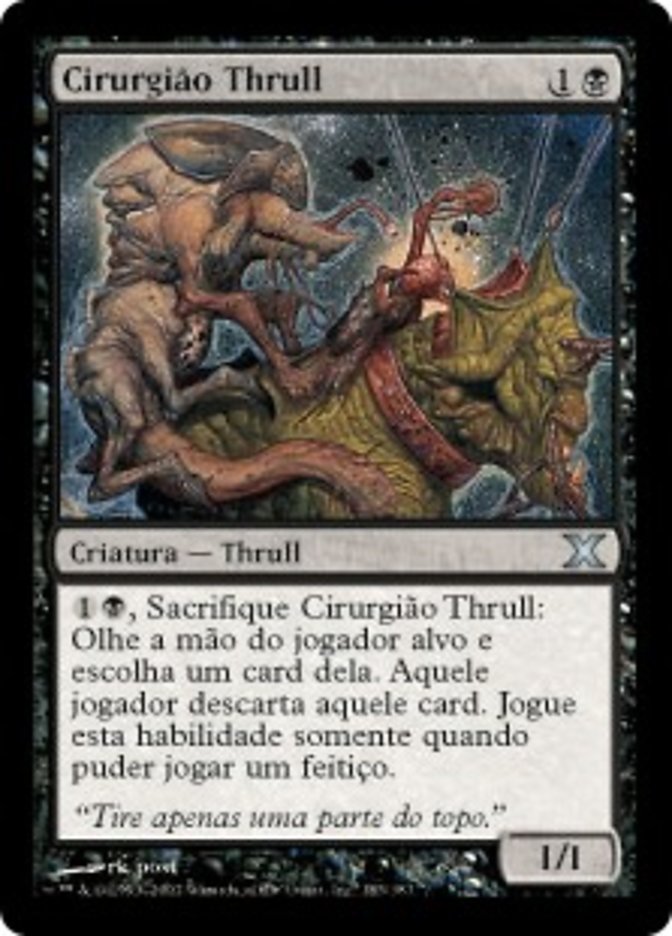 Cirurgião Thrull / Thrull Surgeon - Magic: The Gathering - MoxLand