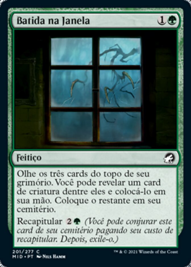 Batida na Janela / Tapping at the Window - Magic: The Gathering - MoxLand