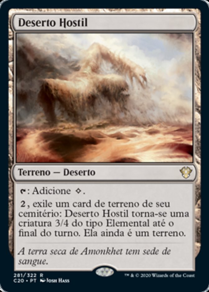 Deserto Hostil / Hostile Desert - Magic: The Gathering - MoxLand