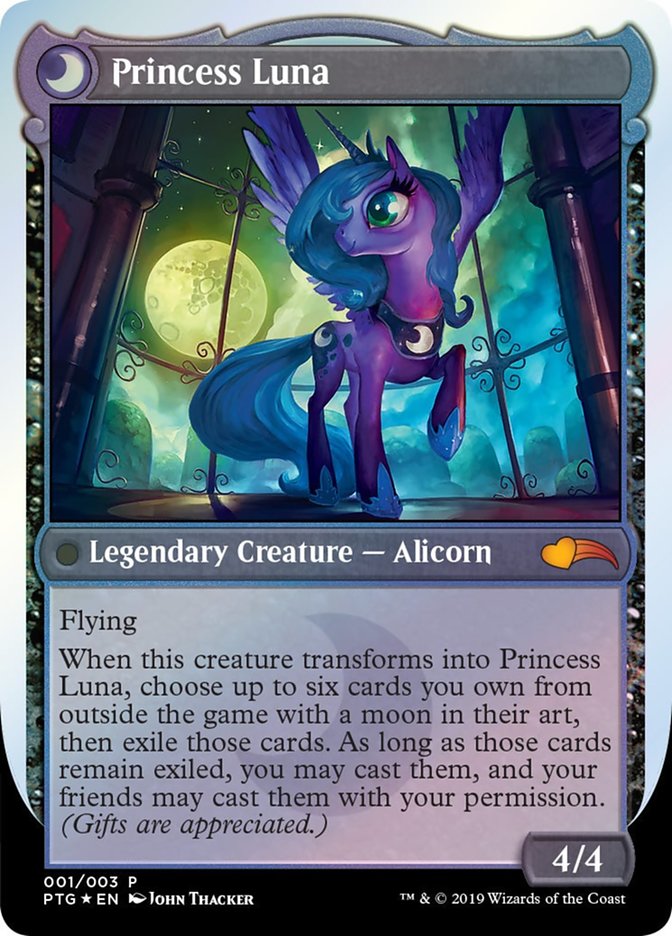 Nightmare Moon / Princess Luna / Nightmare Moon / Princess Luna - Magic: The Gathering - MoxLand