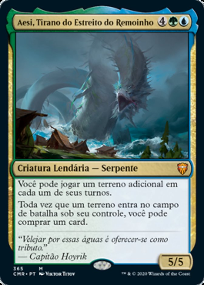 Aesi, Tirano do Estreito do Remoinho / Aesi, Tyrant of Gyre Strait - Magic: The Gathering - MoxLand