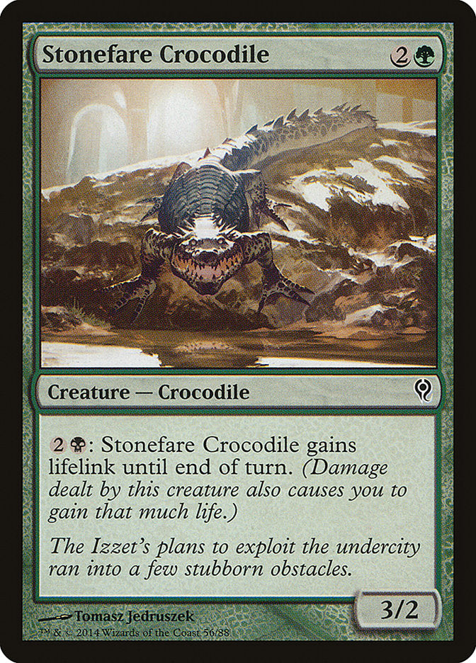 Crocodilo de Petreovila / Stonefare Crocodile - Magic: The Gathering - MoxLand