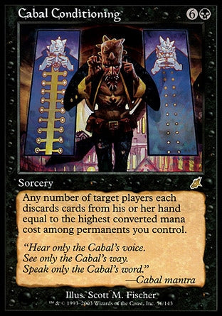 Condicionamento da Cabala / Cabal Conditioning - Magic: The Gathering - MoxLand