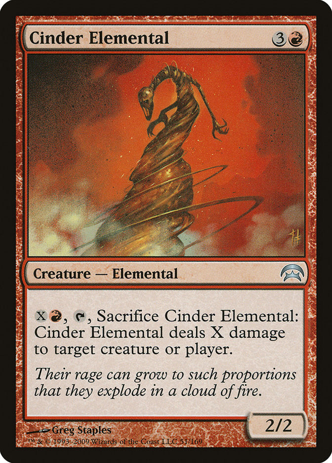 Elemental das Cinzas / Cinder Elemental - Magic: The Gathering - MoxLand