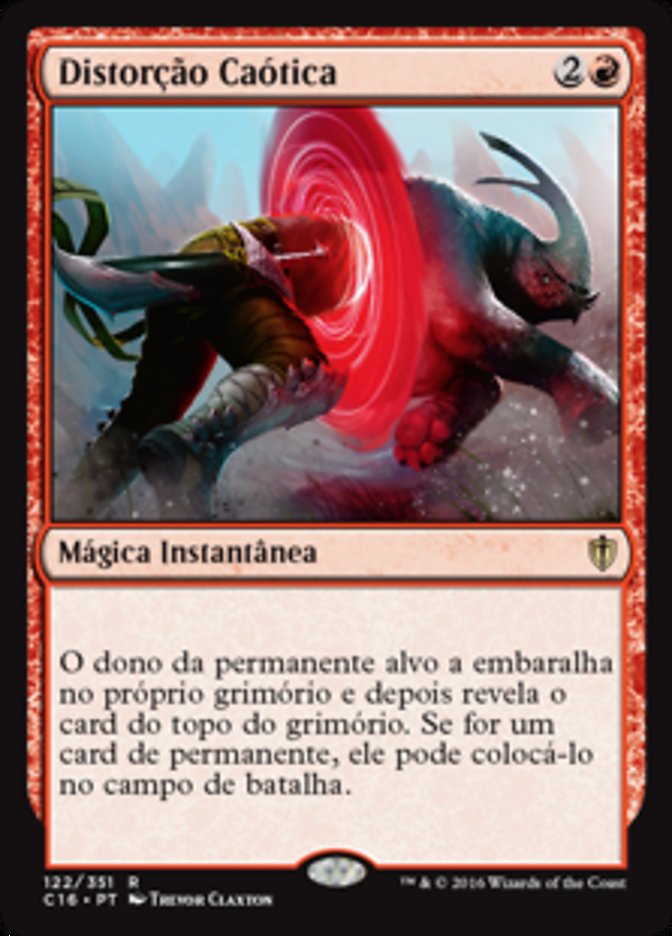 Distorção Caótica / Chaos Warp - Magic: The Gathering - MoxLand