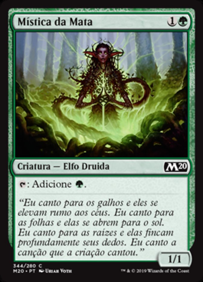 Mística da Mata / Woodland Mystic - Magic: The Gathering - MoxLand