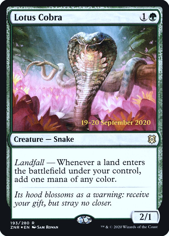 Cobra de Lótus / Lotus Cobra - Magic: The Gathering - MoxLand