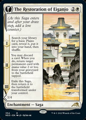 A Restauração de Eiganjo / The Restoration of Eiganjo - Magic: The Gathering - MoxLand