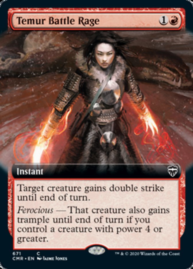 Fúria de Batalha Temur / Temur Battle Rage - Magic: The Gathering - MoxLand