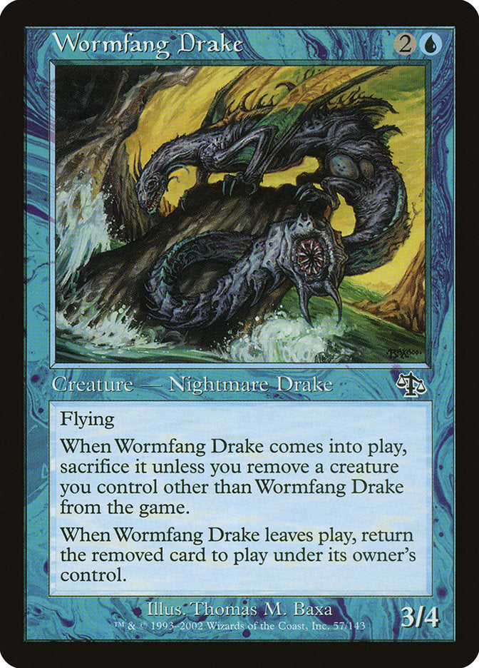 Dragonete Dentígero / Wormfang Drake - Magic: The Gathering - MoxLand