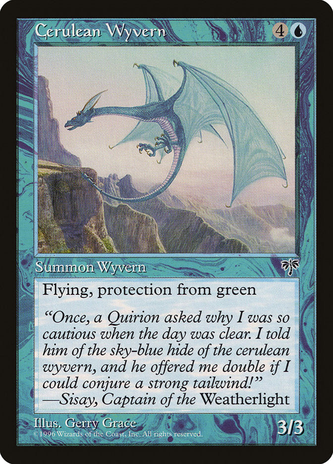 Wyvern Cerúleo / Cerulean Wyvern - Magic: The Gathering - MoxLand