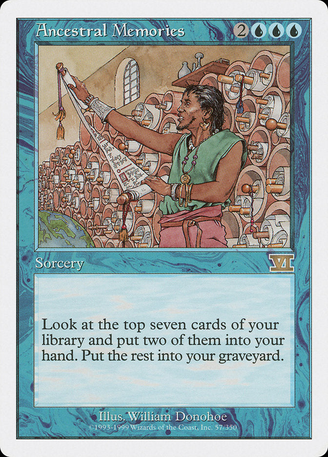 Memórias Ancestrais / Ancestral Memories - Magic: The Gathering - MoxLand