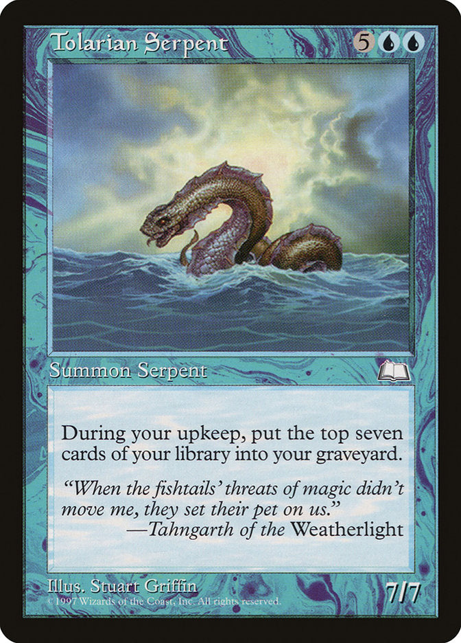 Serpente Tolariana / Tolarian Serpent - Magic: The Gathering - MoxLand