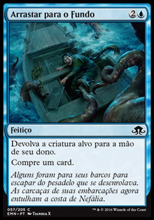 Arrastar para o Fundo / Drag Under - Magic: The Gathering - MoxLand