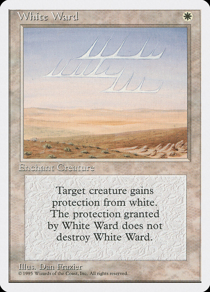 Defesa Branca / White Ward - Magic: The Gathering - MoxLand