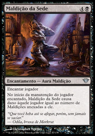 Maldição da Sede / Curse of Thirst - Magic: The Gathering - MoxLand