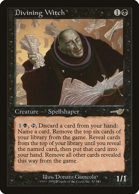 Bruxo Adivinho / Divining Witch - Magic: The Gathering - MoxLand