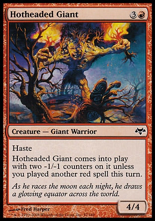 Gigante Cabeça Quente / Hotheaded Giant - Magic: The Gathering - MoxLand