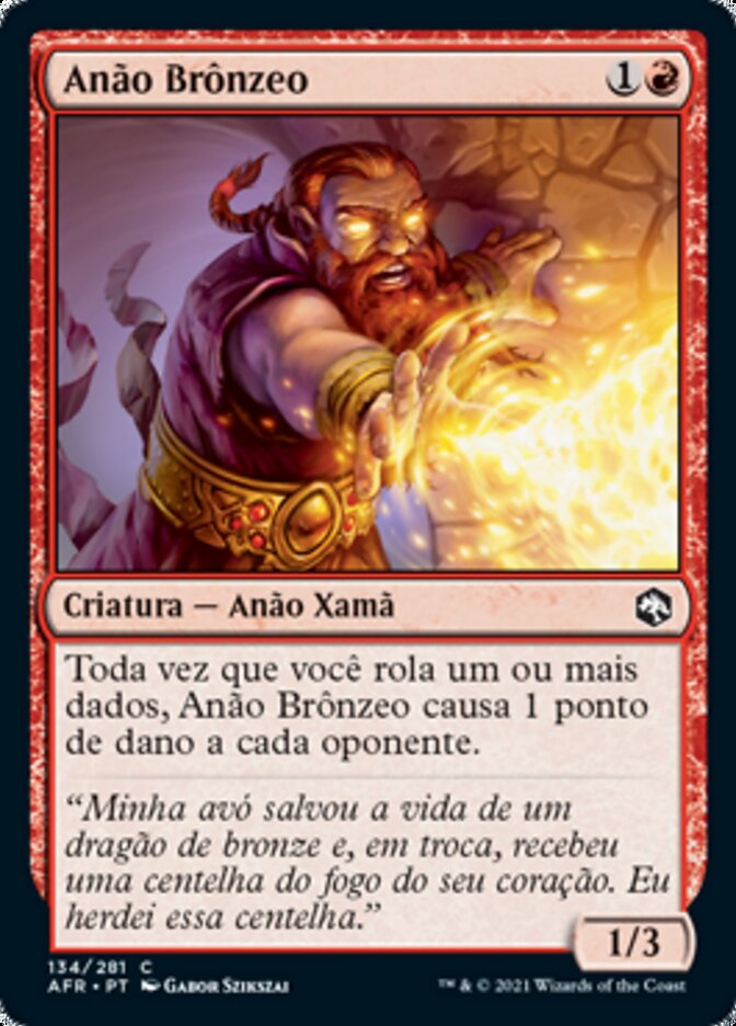 Anão Brônzeo / Brazen Dwarf - Magic: The Gathering - MoxLand