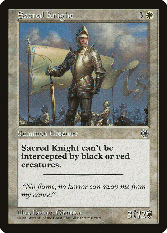 Sacred Knight / Sacred Knight - Magic: The Gathering - MoxLand