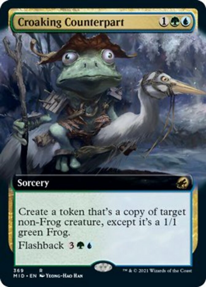 Contraparte Coaxante / Croaking Counterpart - Magic: The Gathering - MoxLand
