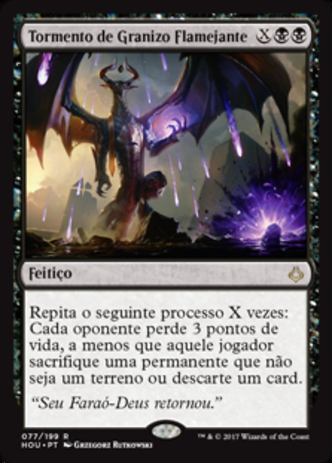 Tormento de Granizo / Flamejante Torment of Hailfire - Magic: The Gathering - MoxLand