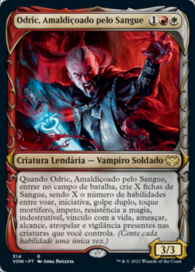Odric, Amaldiçoado pelo Sangue / Odric, Blood-Cursed - Magic: The Gathering - MoxLand