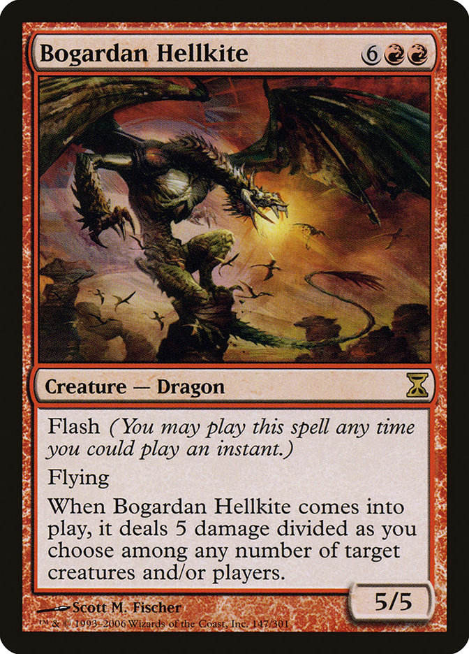 Dragão Avérneo de Bogardan / Bogardan Hellkite - Magic: The Gathering - MoxLand