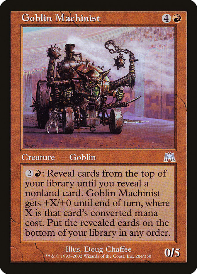 Maquinista Goblin / Goblin Machinist - Magic: The Gathering - MoxLand