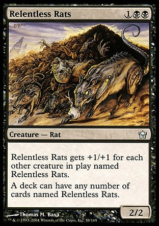 Ratos Implacáveis / Relentless Rats - Magic: The Gathering - MoxLand