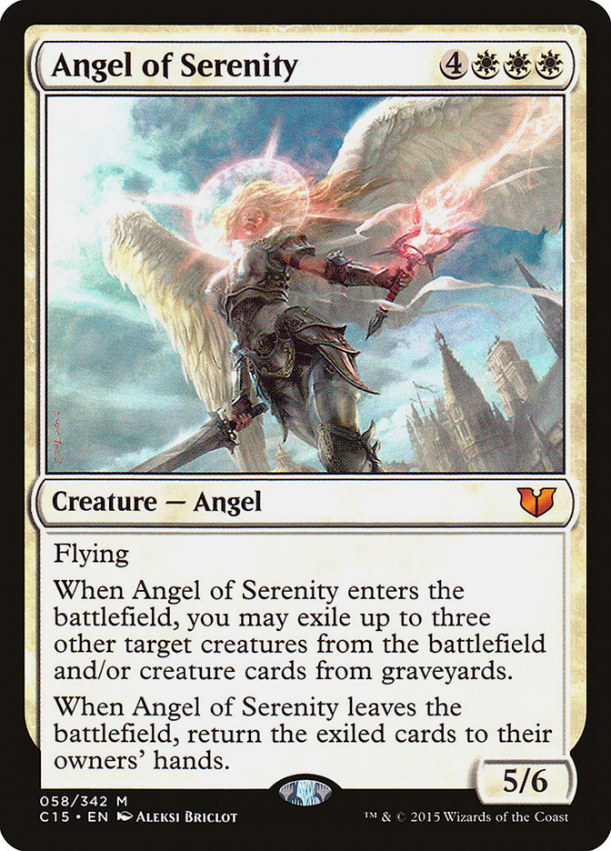 Anjo da Serenidade / Angel of Serenity - Magic: The Gathering - MoxLand