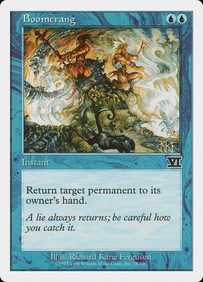 Bumerangue / Boomerang - Magic: The Gathering - MoxLand