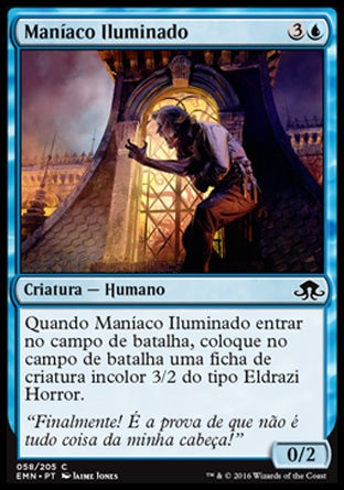 Maníaco Iluminado / Enlightened Maniac - Magic: The Gathering - MoxLand