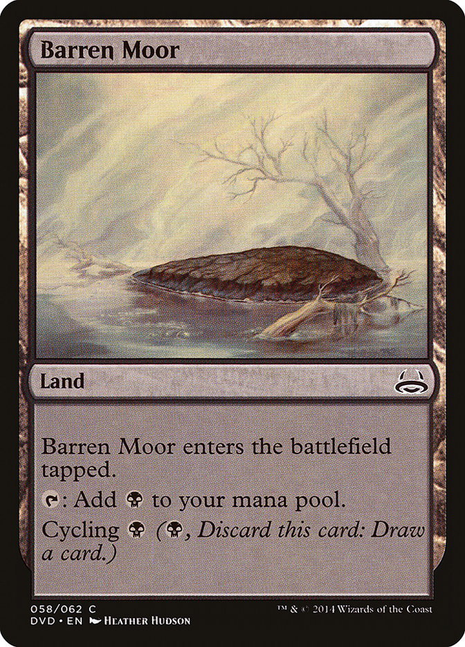 Charneca Estéril / Barren Moor - Magic: The Gathering - MoxLand