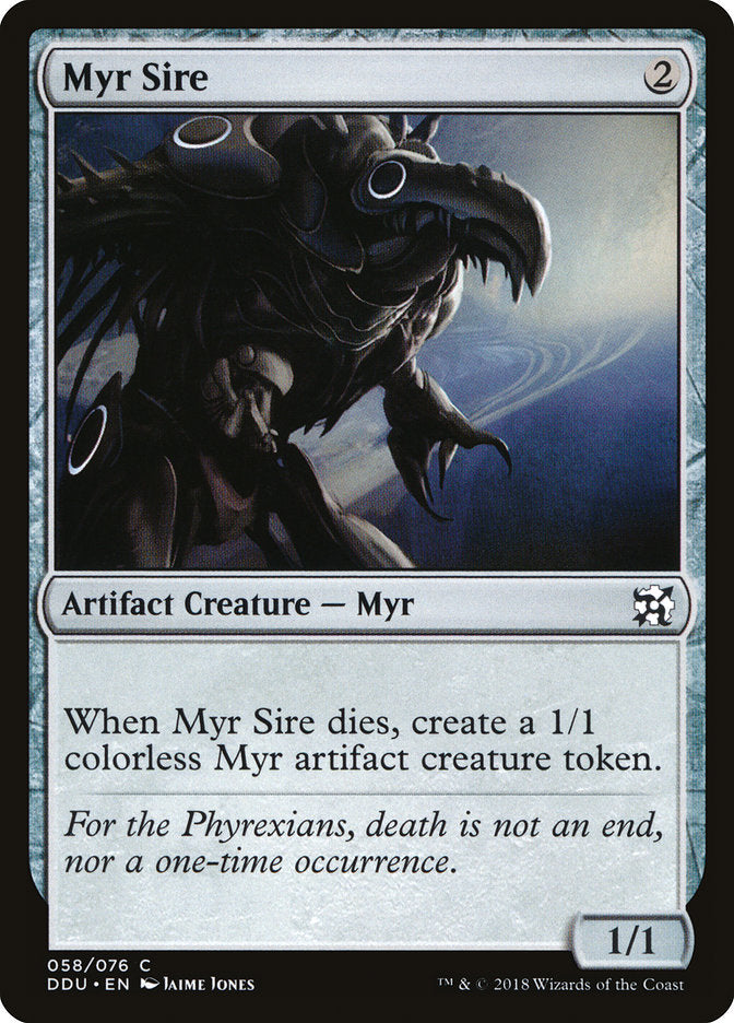 Senhor Myr / Myr Sire - Magic: The Gathering - MoxLand