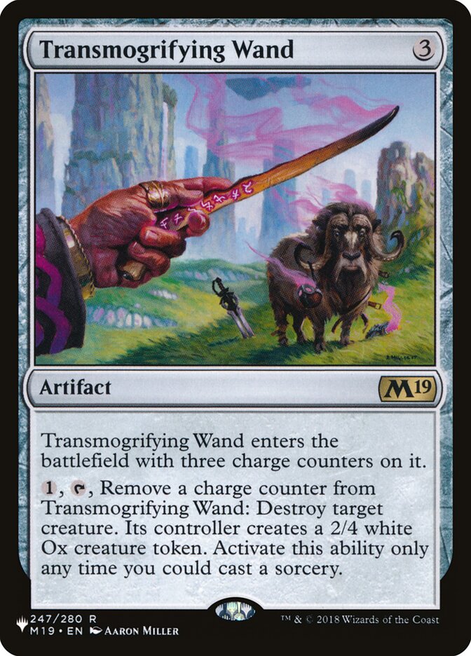 Varinha Transmogrificadora / Transmogrifying Wand - Magic: The Gathering - MoxLand