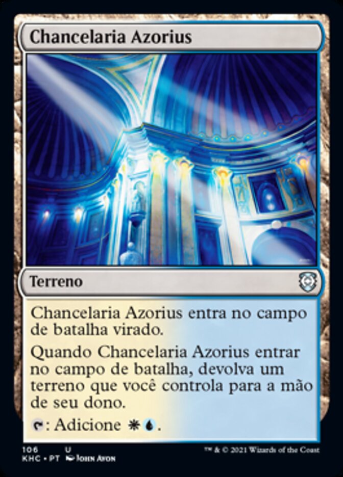 Chancelaria Azorius / Azorius Chancery - Magic: The Gathering - MoxLand