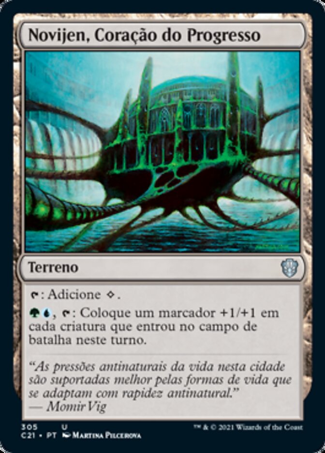 Novijen, Coração do Progresso / Novijen, Heart of Progress - Magic: The Gathering - MoxLand