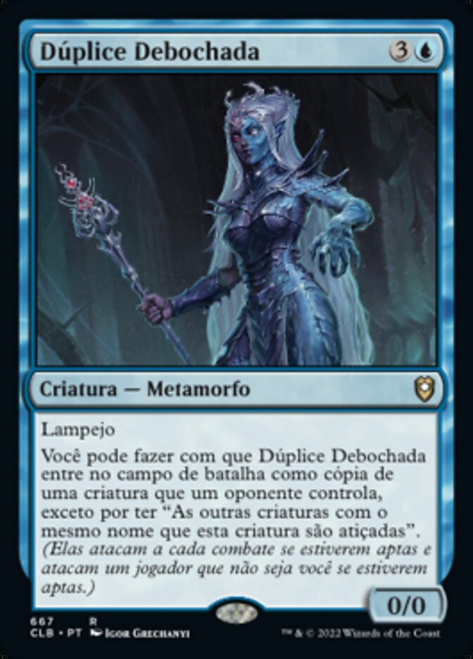 Dúplice Debochada / Mocking Doppelganger - Magic: The Gathering - MoxLand