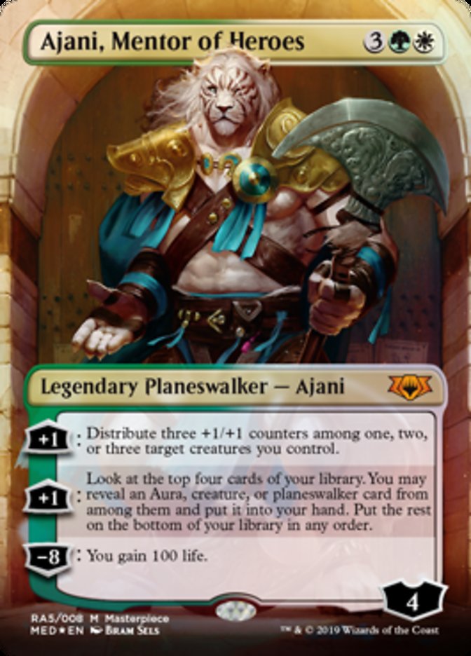 Ajani, Mentor dos Heróis / Ajani, Mentor of Heroes - Magic: The Gathering - MoxLand