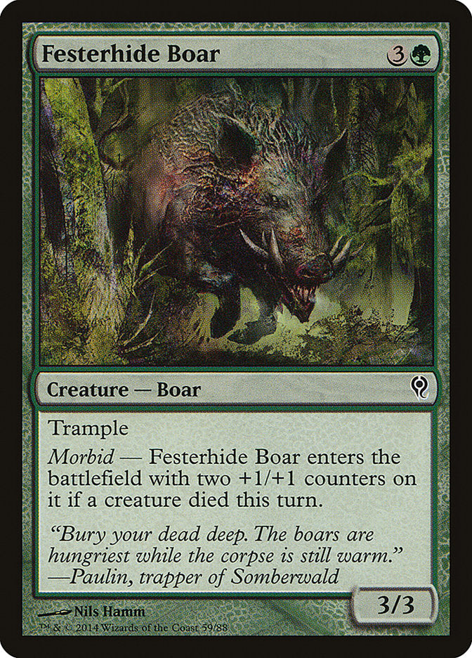 Javali da Pele Supurante / Festerhide Boar - Magic: The Gathering - MoxLand