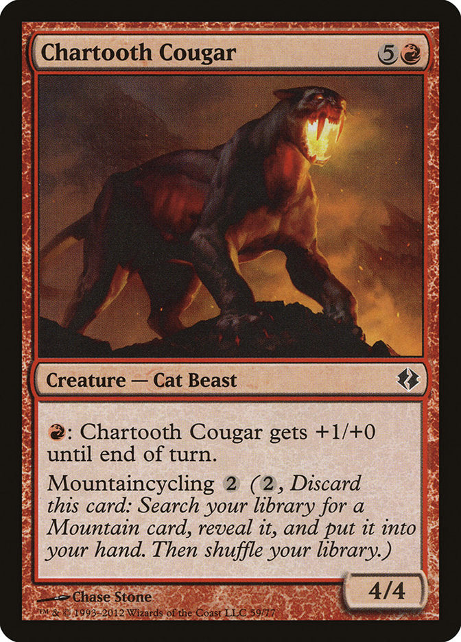 Puma Dentes-de-Carvão / Chartooth Cougar - Magic: The Gathering - MoxLand