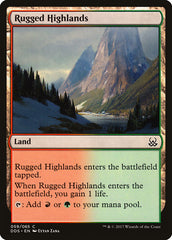 Planalto Acidentado / Rugged Highlands - Magic: The Gathering - MoxLand