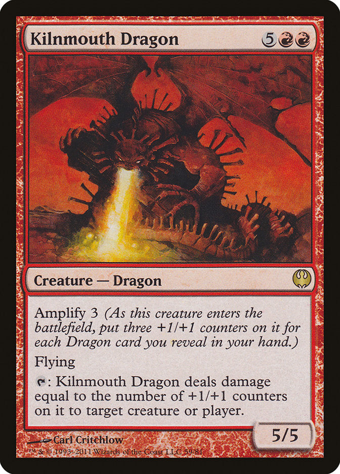 Dragão Boca de Fornalha / Kilnmouth Dragon - Magic: The Gathering - MoxLand