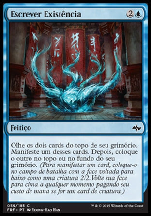 Escrever Existência / Write into Being - Magic: The Gathering - MoxLand