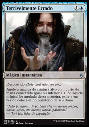 Terrivelmente Errado / Horribly Awry - Magic: The Gathering - MoxLand