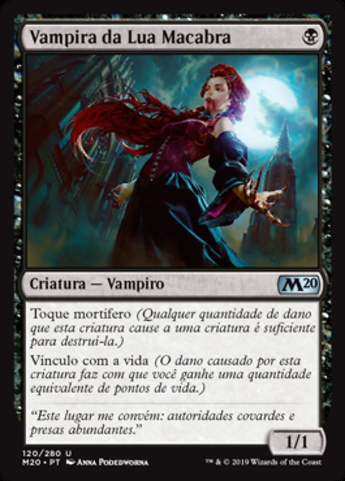 Vampira da Lua Macabra / Vampire of the Dire Moon - Magic: The Gathering - MoxLand