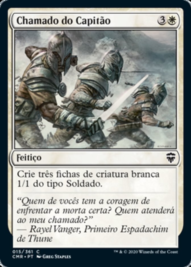 Chamado do Capitão / Captain's Call - Magic: The Gathering - MoxLand