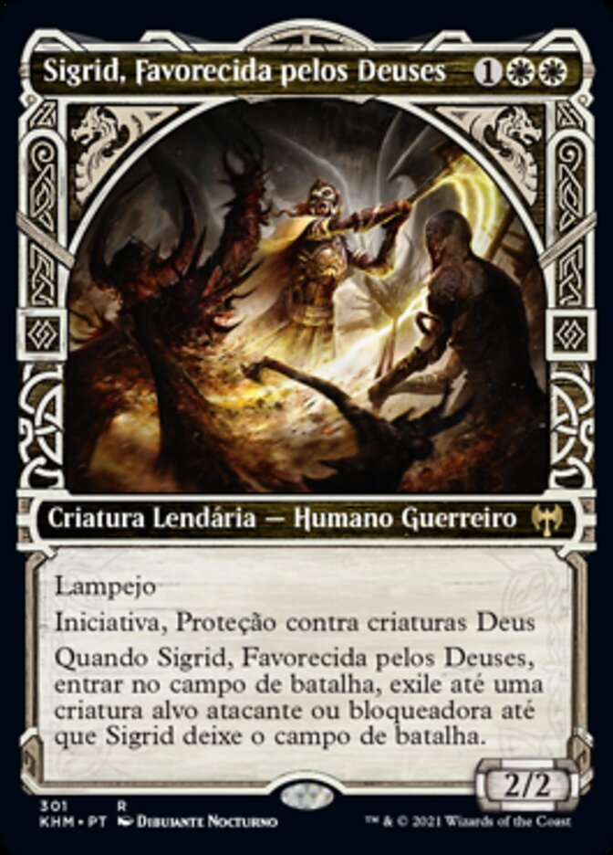 Sigrid, Favorecida pelos Deuses / Sigrid, God-Favored - Magic: The Gathering - MoxLand